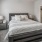 a bed in a room