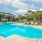 a swimming pool in a backyard